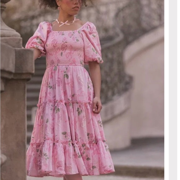 JessaKae Dresses & Skirts - Jessakae Delilah Pink Smocked Dress